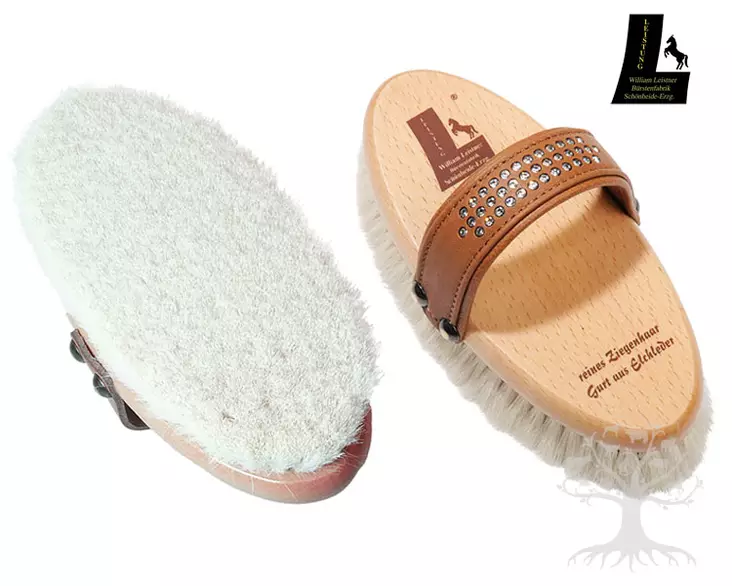 William Leistner Goat Hair Brush with Swarovski - WILLIAM LEISTNER -harjat - WL1c93ES - 1