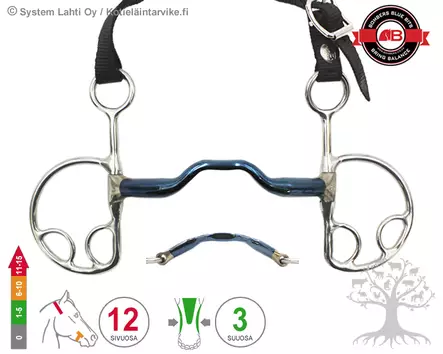 Bombers Kimblewick Happy Tongue - Bombers Kimblewick - 30271-HT - 1