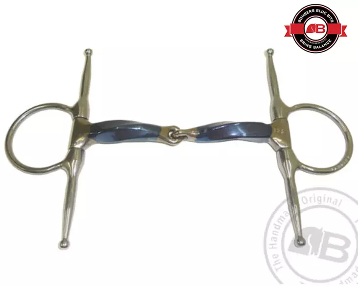 Bombers Full Cheek Snaffle Twisted - Bombers Full Cheek - 30267-ST - 1