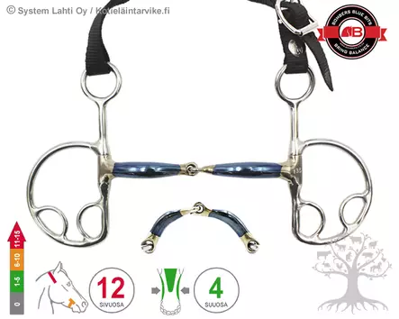 Bombers Kimblewick Snaffle Lock Up - Bombers Kimblewick - 30271-SLU - 4