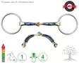 Bombers Bridoon Loose Ring Snaffle Lock Up - Bombers Bridoon Loose Ring - 30218-SLU - 6
