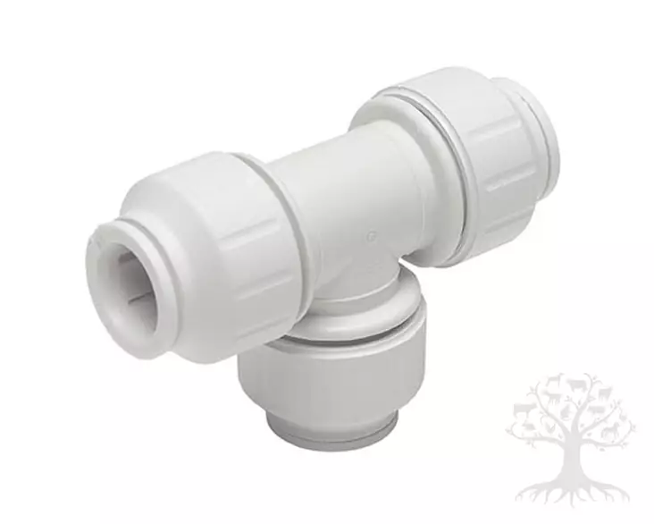 JG T-haara 22x22x22mm - JohnGuest-pikaliittimet - p70PEM0222W - 2